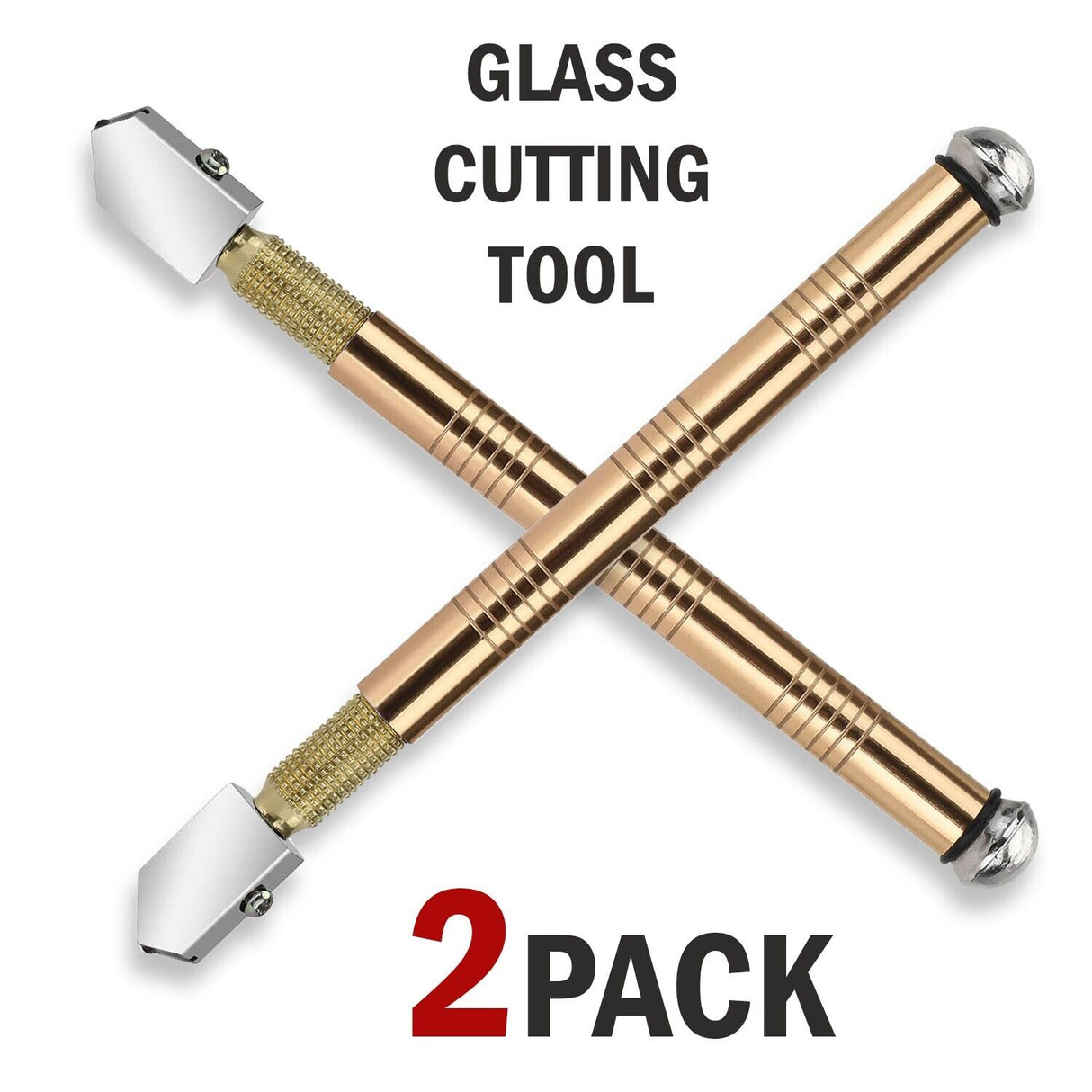 Professional Glass Cutter (Pack of 2) - Precision meets quality