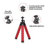 Flexibles Mini-Oktopus-Stativ mit Bluetooth-Fernbedienung - Perfekter Halt für Ihr iPhone