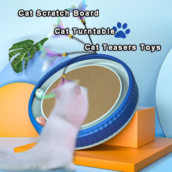 Corrugated durable cat scratching board made from environmentally friendly corrugated paper