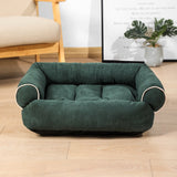 High quality dog ​​sofa bed: soft sleeping nest for pets in different colors and sizes