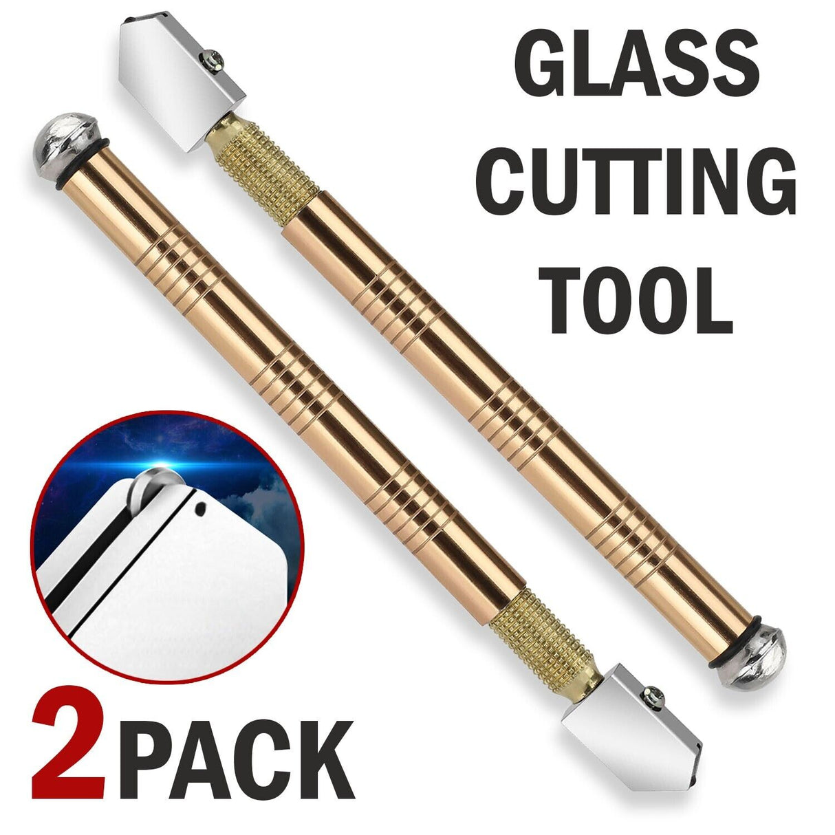 Professional Glass Cutter (Pack of 2) - Precision meets quality