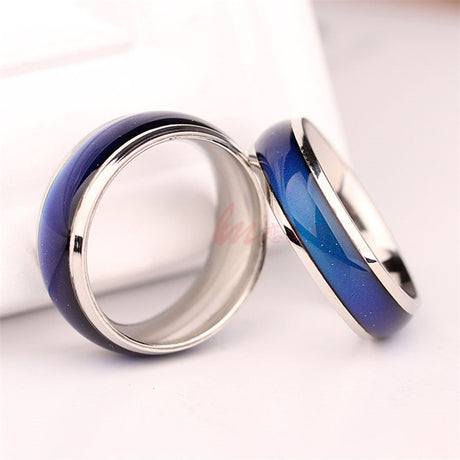 Trendy Changeable Color Adjustable Mood Ring