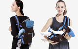 Double shoulder baby carrier for mother-and-child travel