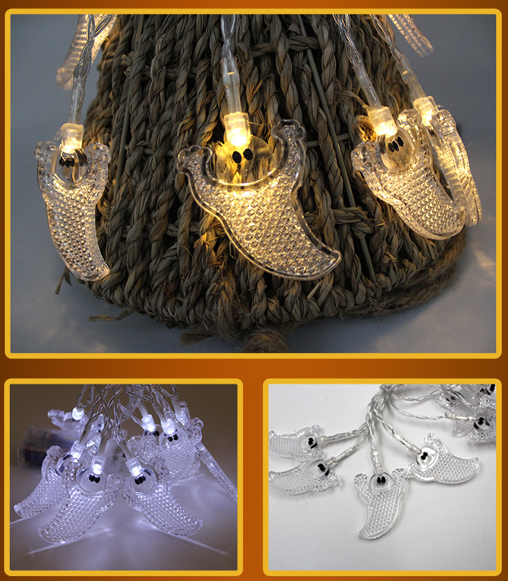 Halloween decoration: glowing pumpkin LED fairy lights