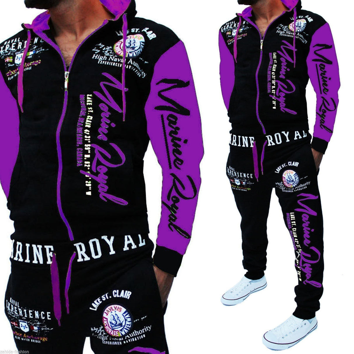 Men's tracksuit 2-piece top and trousers set