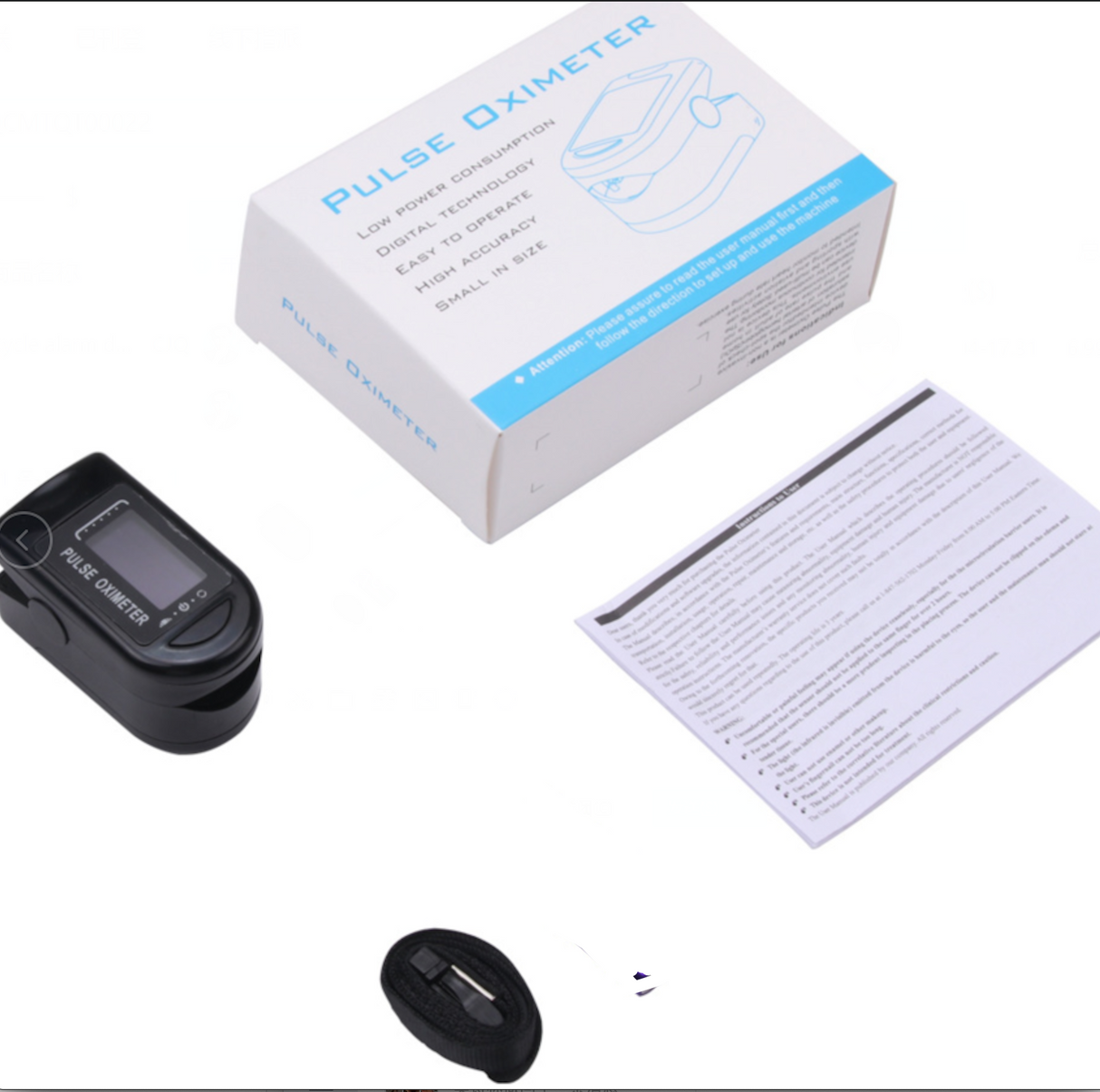 Yongrow Medical Fingertip Pulse Oximeter: Precise measurement of blood oxygen &amp; pulse rate