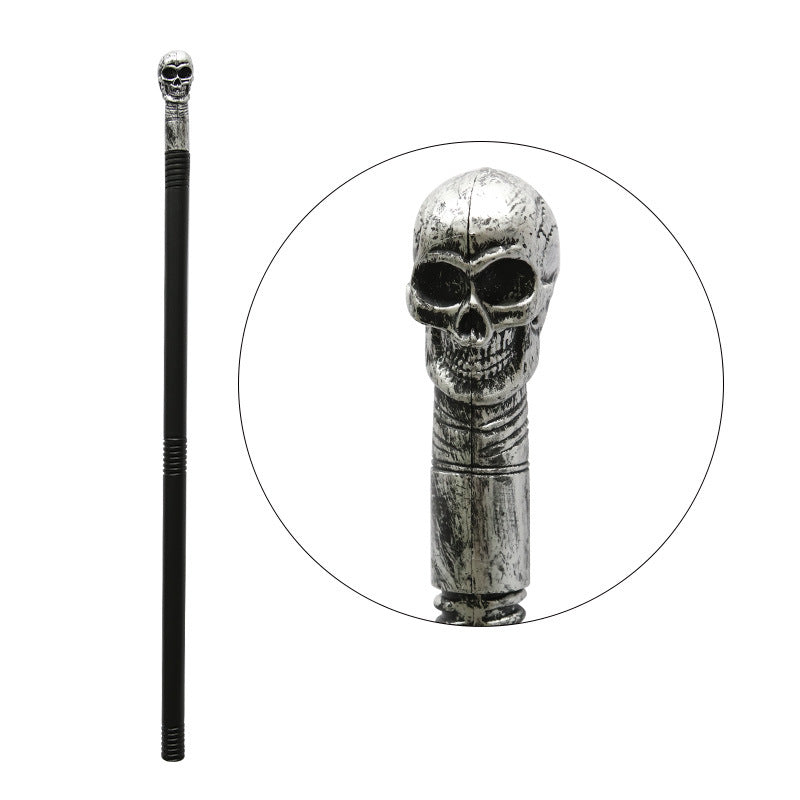 Halloween kids toys: skull cudgel performance props