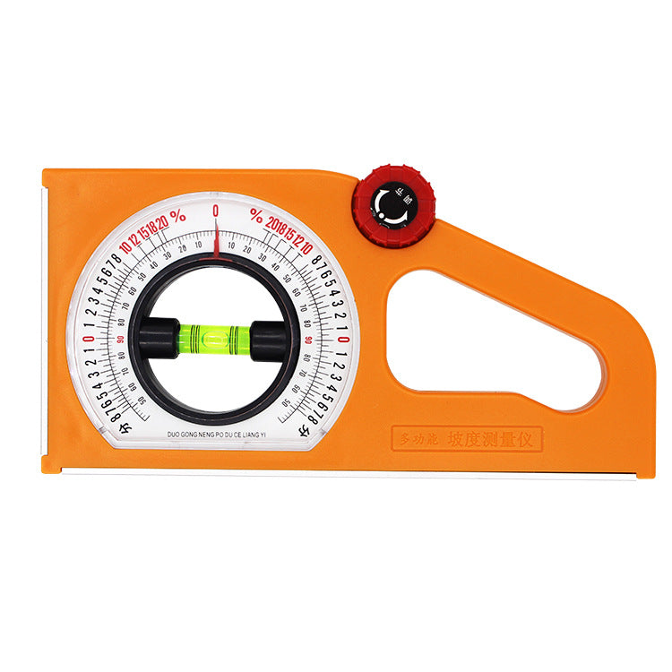 Multifunctional inclinometer with strong magnet - protractor