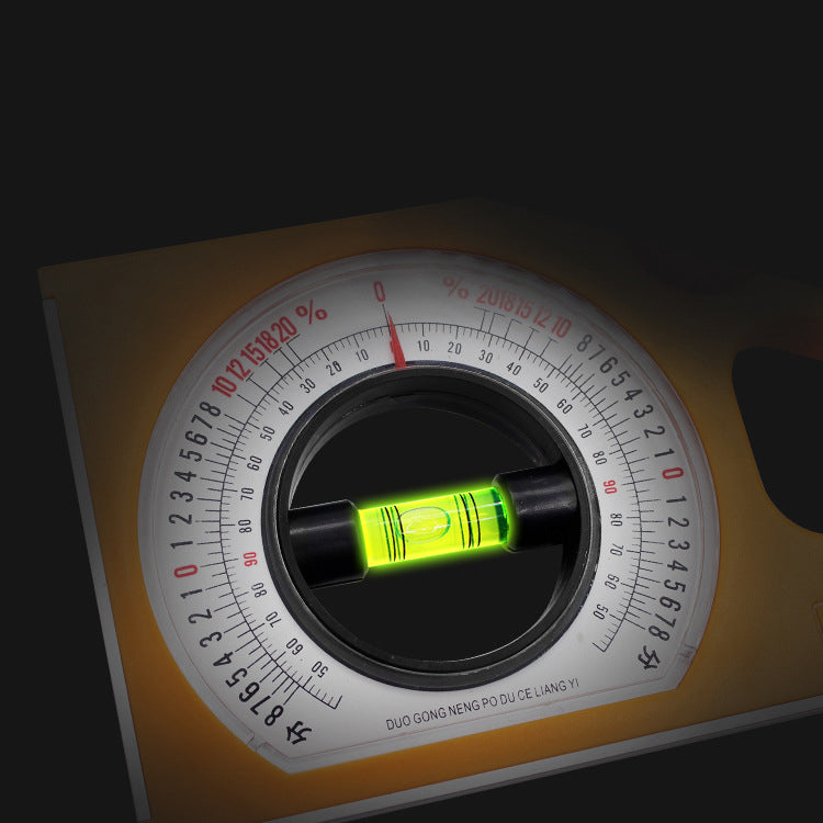 Multifunctional inclinometer with strong magnet - protractor