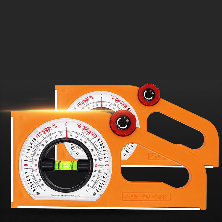 Multifunctional inclinometer with strong magnet - protractor