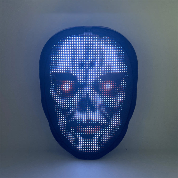 NEU EINGETROFFEN! LED Gesichtswechsel-Leuchtmaske - Steigern Sie Ihre Party-Atmosphäre!