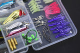 Soft bait set with sequins for fishing accessories