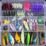 Soft bait set with sequins for fishing accessories