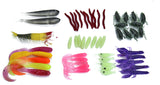 Soft bait set with sequins for fishing accessories