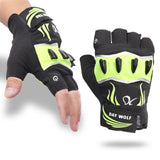 Fingerlose Handschuhe mit Beleuchtung für Outdoor-Radsport