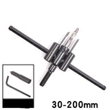 LUBAN Adjustable Metal Wood Hole Saw Drill Bit Set DIY Tool