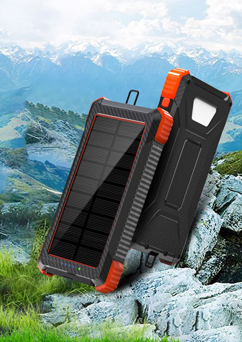 Solar-powered outdoor power bank: always charged, no matter where you are!