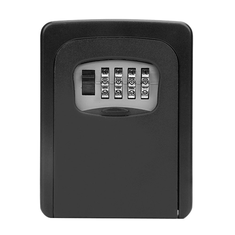 Wall-mounted key box with 4-digit combination lock