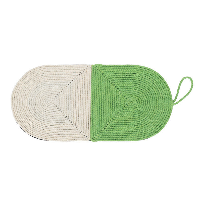 Natural Cat Scratching Mat - Cactus Shape | Real sisal quality