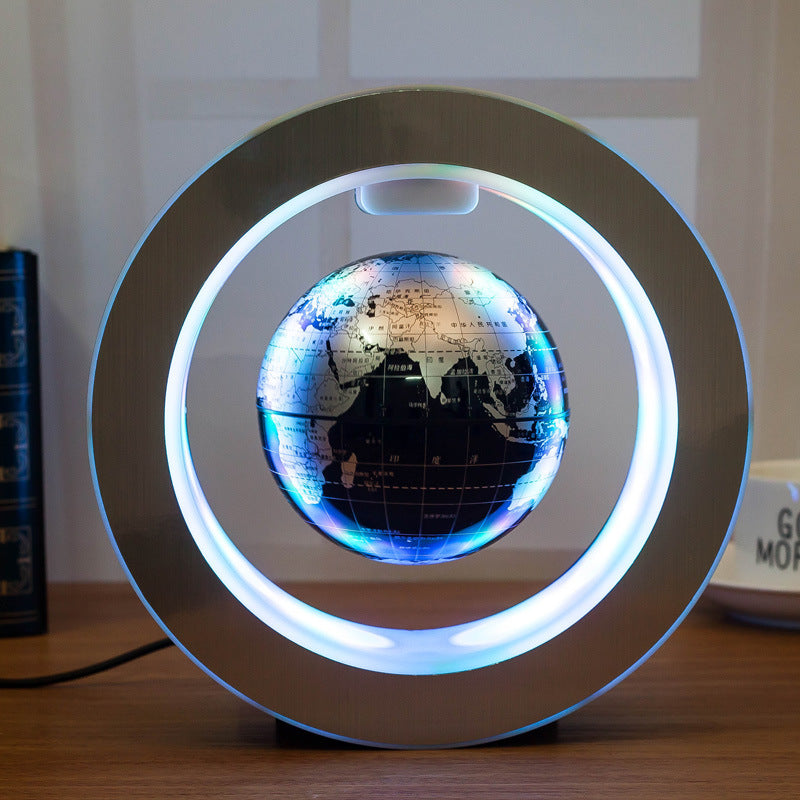 Magical floating globe with LED lighting