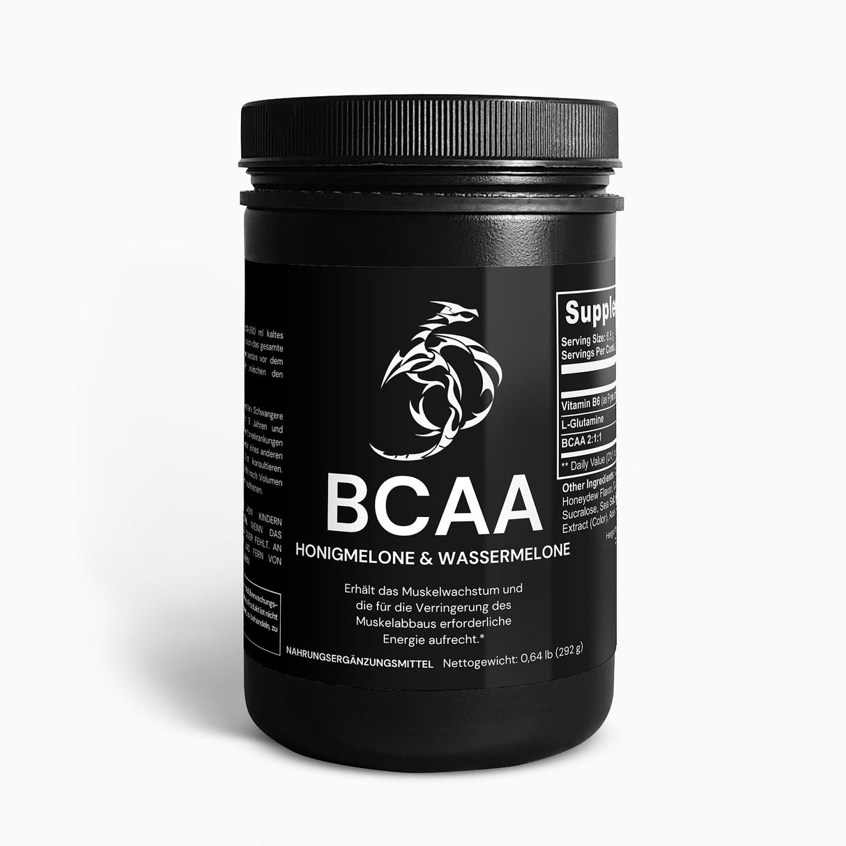 BCAA Power Boost - Honigmelone/Wassermelone Maximiere Deine Muskelregeneration & Leistungsfähigkeit mit 5000mg Aminos