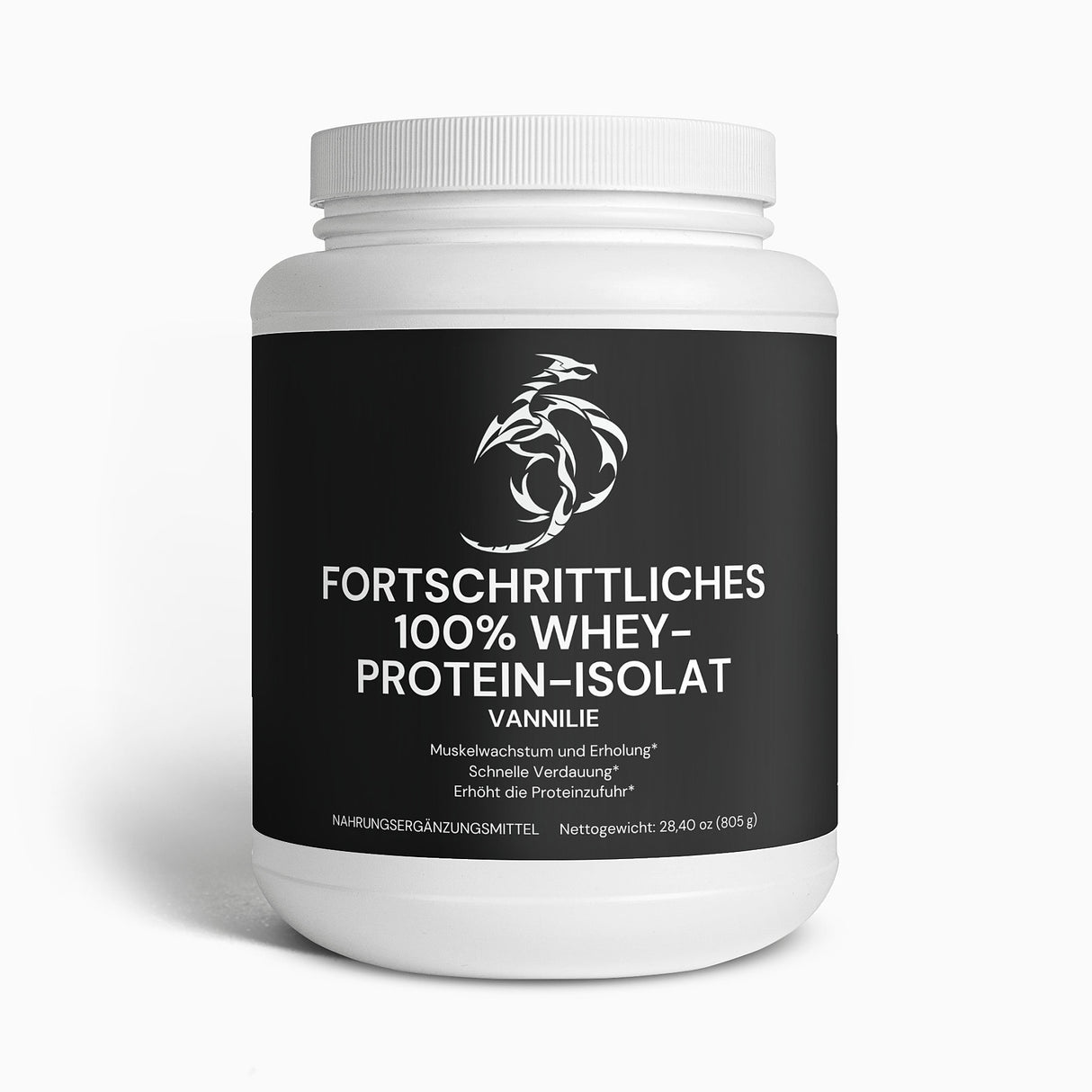 Premium 100% Whey Protein Isolat – Cremiger Vanille-Geschmack, Hochwertiges Protein für Muskelwachstum & Schnelle Regeneration