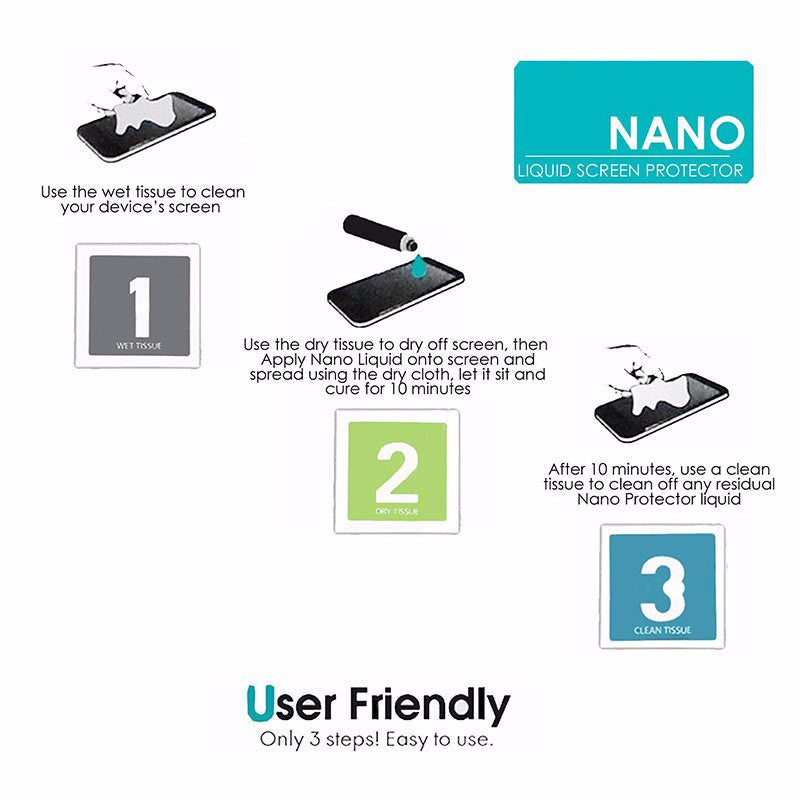 Universal nano liquid screen protector for mobile phone