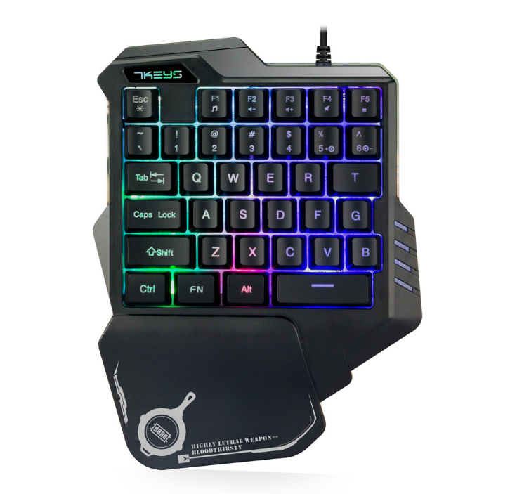 Optimize your gaming experience with the one-handed mechanical gaming keyboard!