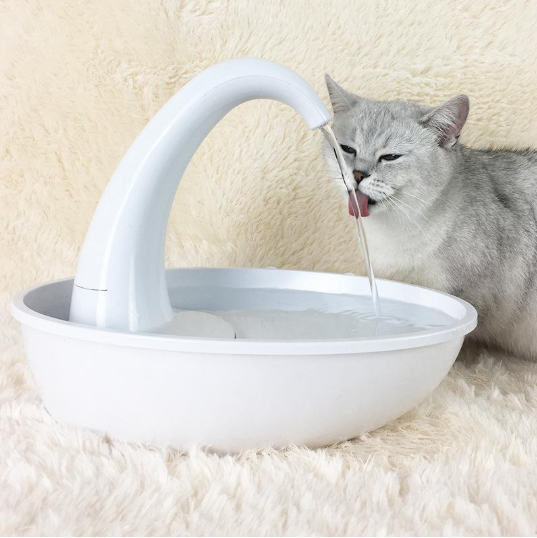 Automatic Swan Pet Water Dispenser for Cats