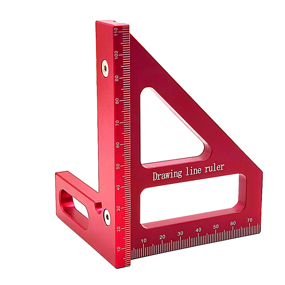 Aluminum Alloy Ruler for Woodwork, Angle Ruler