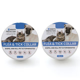 Silicone protective collar against parasites for pets