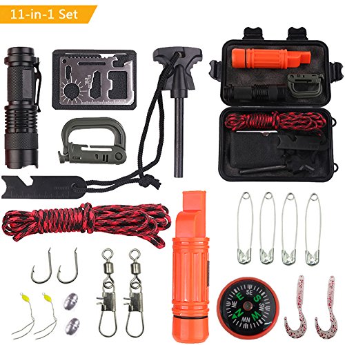 Outdoor-Reise-SOS-Ausrüstung - Abenteuer Survival Tool Set