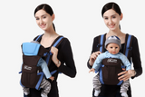 Double shoulder baby carrier for mother-and-child travel