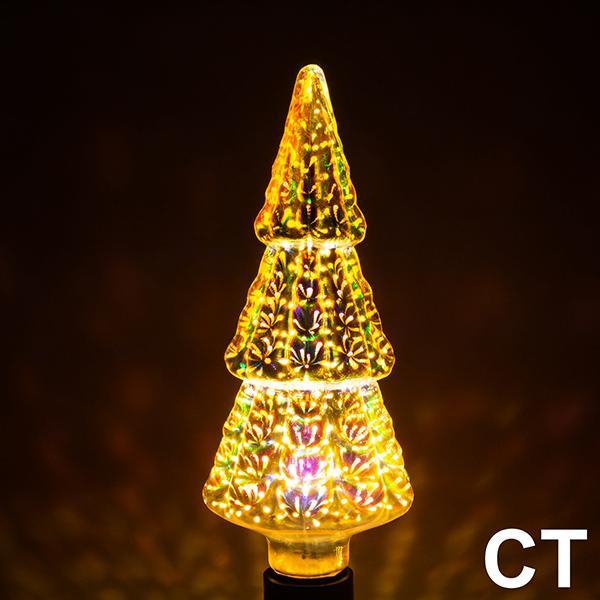 LED 3D decorative lamp: Fireworks in light bulb design for the perfect holiday ambience