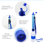 Water Filter Straw - Outdoor Survival Tool for Hiking, Camping &amp; Traveling