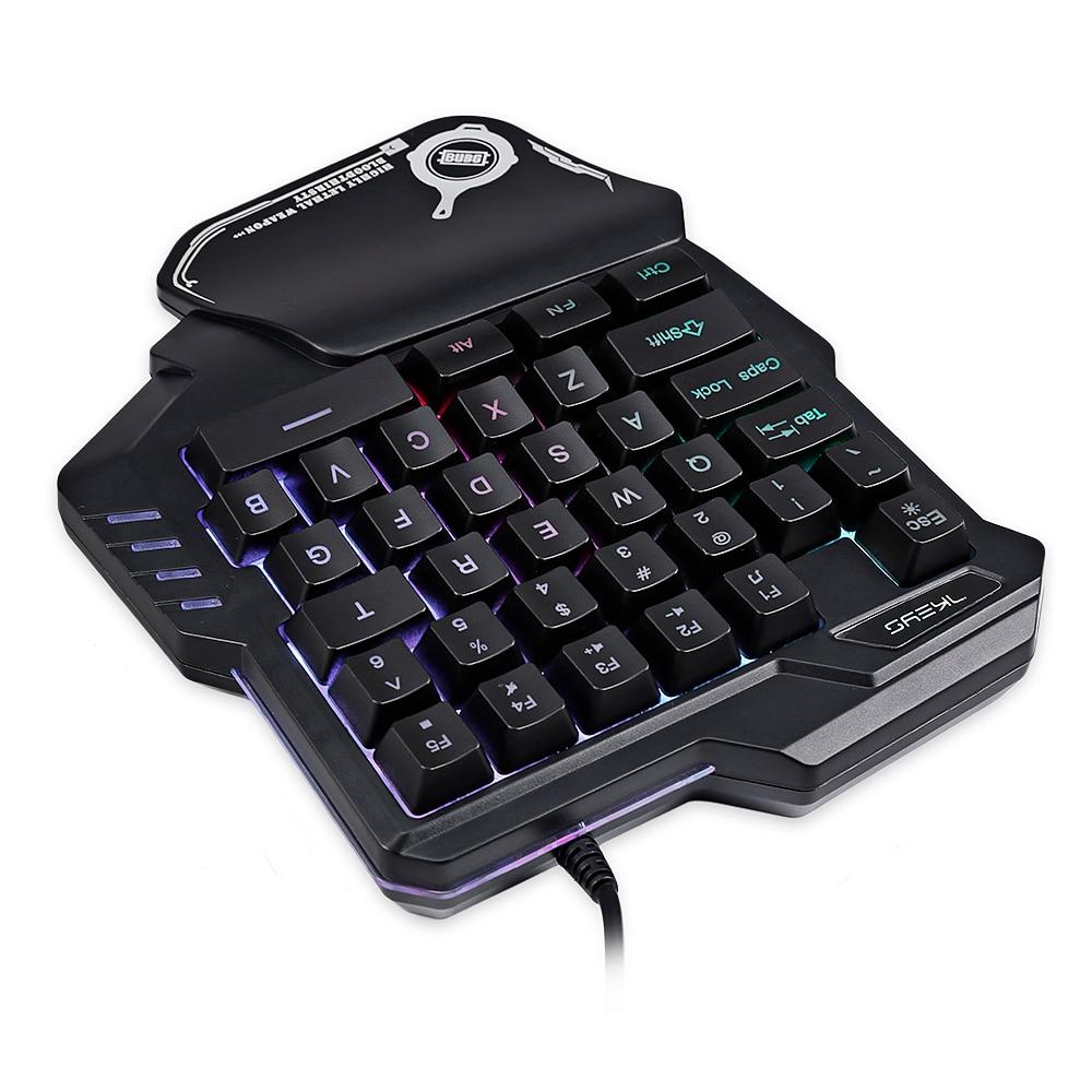 Optimize your gaming experience with the one-handed mechanical gaming keyboard!