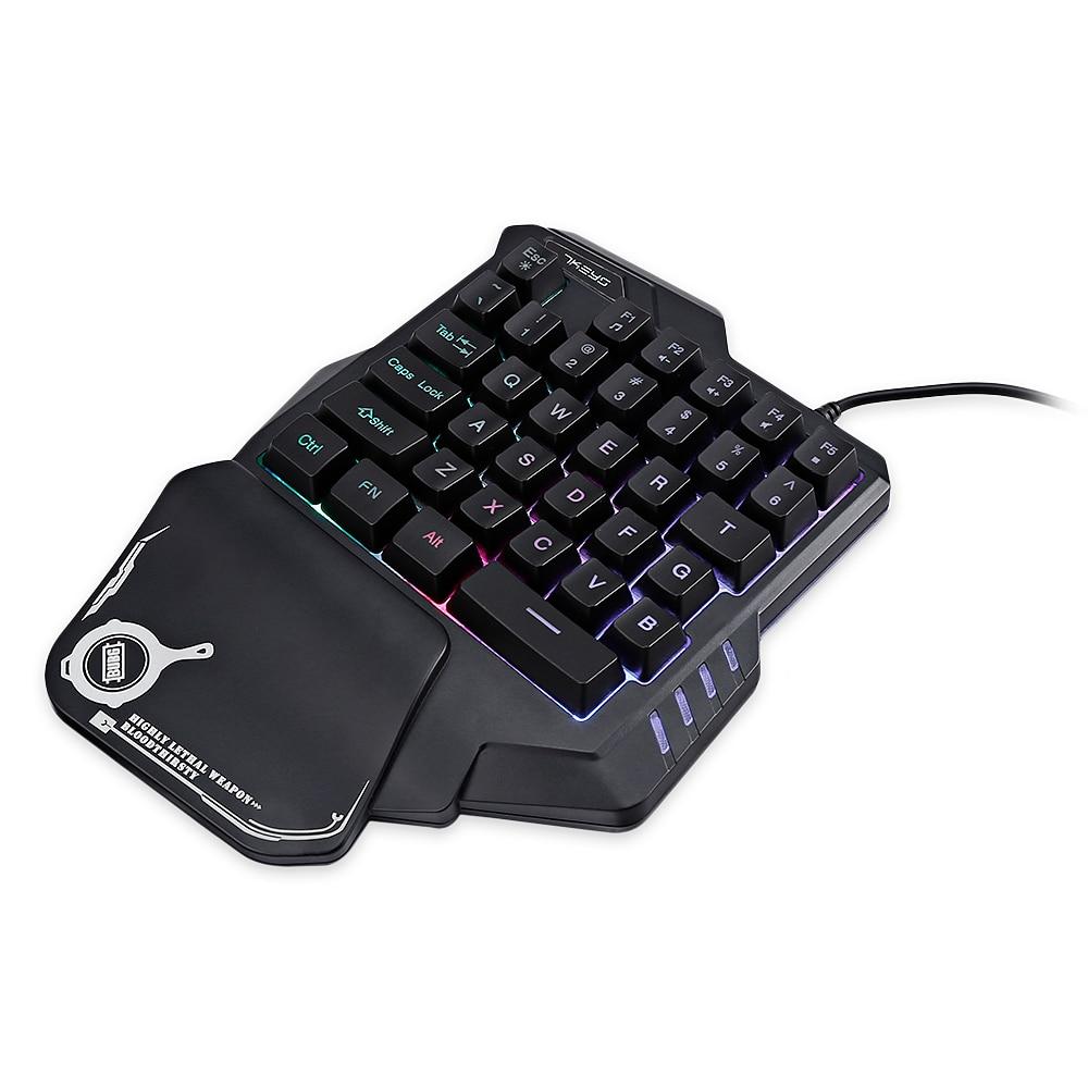 Optimieren Sie Ihr Gaming-Erlebnis mit dem Einhand-Mechanischen Gaming-Keyboard!