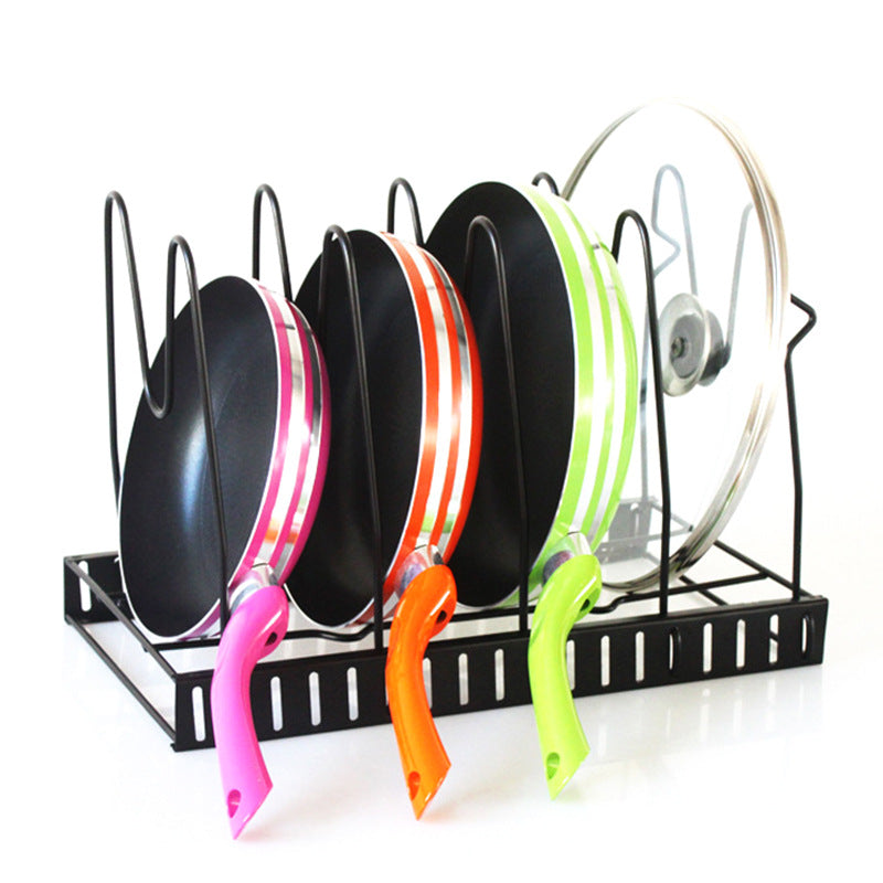 Adjustable Multi-Layer Metal Pot Rack: The ultimate kitchen organizer