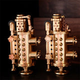 Handmade copper mechanical punk kerosene lighter