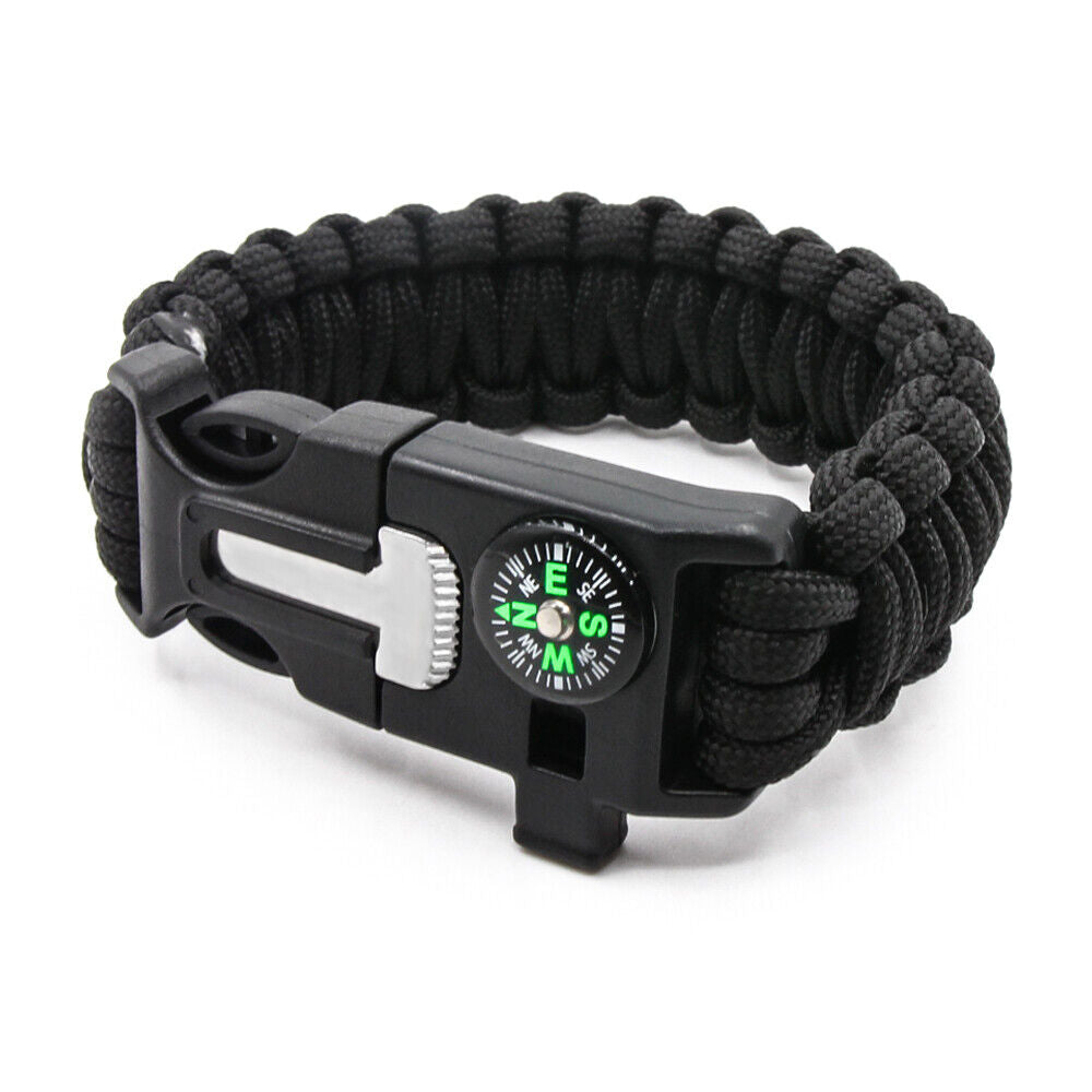 Emergency Paracord Bracelet - The ultimate survival tool for adventurers