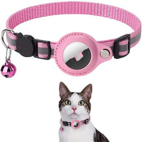 Reflective collar with waterproof cover for Airtag - security &amp; tracking for your pet