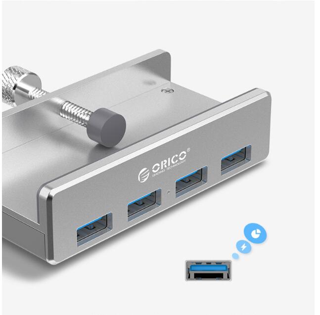 Aluminium USB3.0 Splitter Computer Notebook Konverter - Einsteckbare Erweiterung HUB-Hub Universal