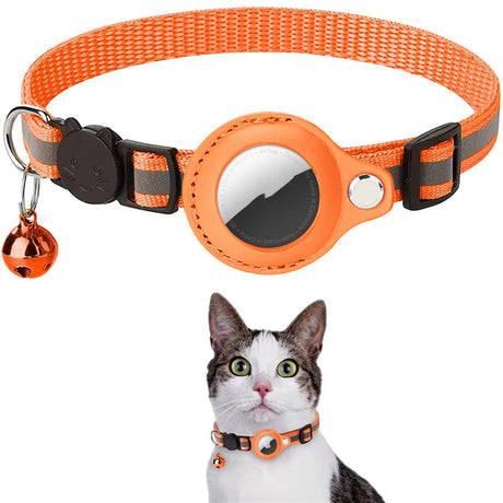 Reflective collar with waterproof cover for Airtag - security &amp; tracking for your pet