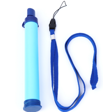 Water Filter Straw - Outdoor Survival Tool for Hiking, Camping &amp; Traveling