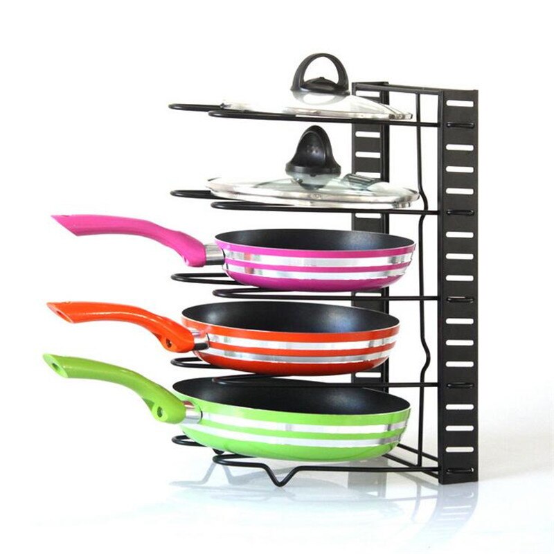 Adjustable Multi-Layer Metal Pot Rack: The ultimate kitchen organizer