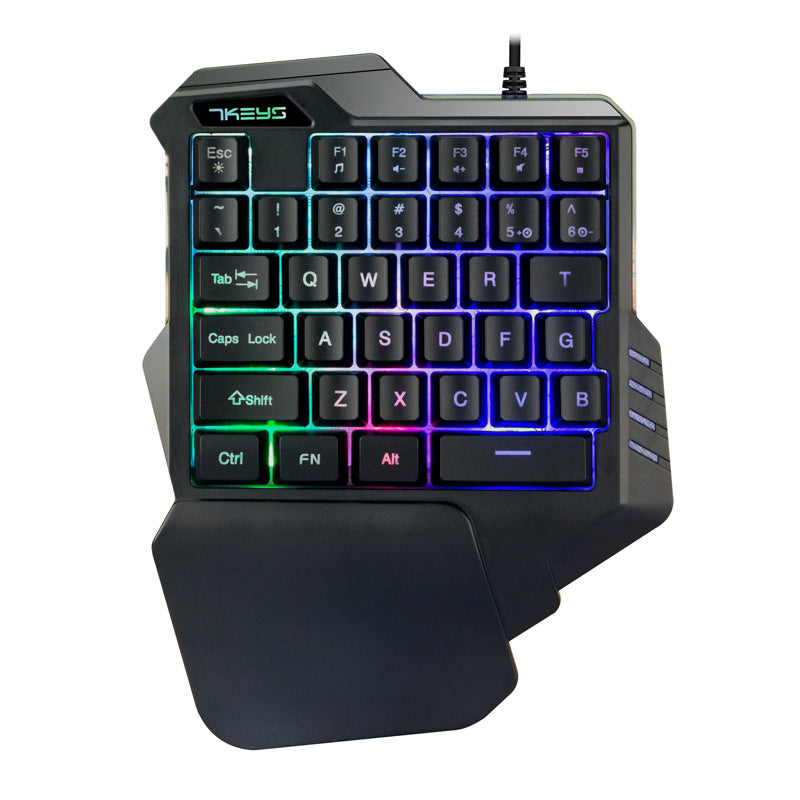 Optimize your gaming experience with the one-handed mechanical gaming keyboard!