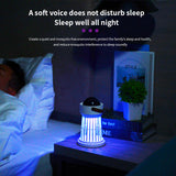 2-in-1 Electric Mosquito Killer Lamp with Starry Sky Projection - Safe &amp; Non-Toxic Mosquito Repellent for Indoor &amp; Outdoor Use