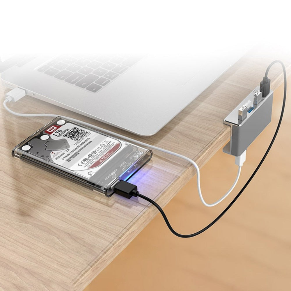 Aluminium USB3.0 Splitter Computer Notebook Konverter - Einsteckbare Erweiterung HUB-Hub Universal