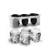 Stylish Large Square Skull Silicone Ice Cube Tray