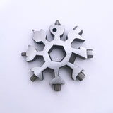 Snowflake tool card with 18 functions